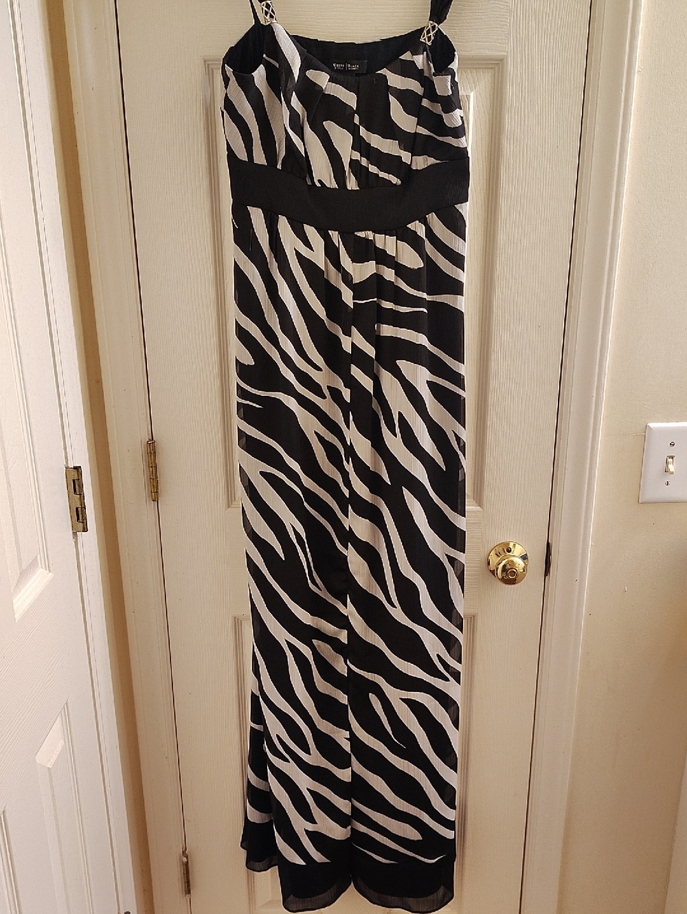 White House Black Market Black Garment with Contrast Logo